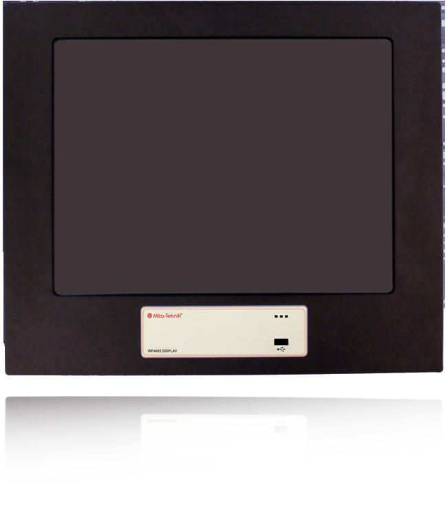 WP4052 Touch Display Touch screen graphic display for the WP4x00 Control Concept 15 TFT with 1024 x 768 resolution, 16 bit colours USB Port in front Quick and reliable survey of functions and data in