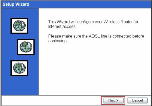 Step 2 On the left hand side of the screen, click on Setup Wizard and go through the Wizard.