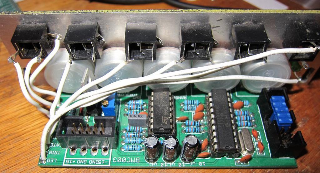 Below is a photo of a wired main Arpeggiator board.