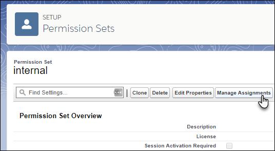 Quip Integration Setup for Salesforce Administrators Assign a Permission Set After you ve created a permission set, you can assign it to users so that they can use Files Connect. 1.