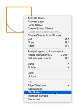 2. Double click on the Rectangle tool. 3. In the Create Object dialog, set Width to 30 0 [9.14m] and the Height to 8 0 [2.44m]. set the endpoint of the arc. 17.