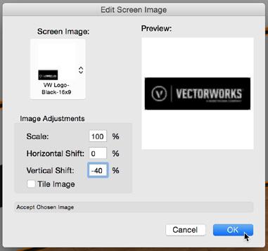 Editing the Screen Image Now, let s edit the Screen Image. The Video Screen uses a Renderworks Texture to display an image in 3D. If you do not have Renderworks, move on to the next section. 1.