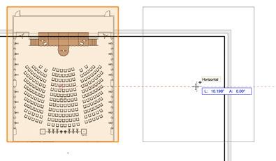 Set the Seating-Classroom class to invisible and the Seating-Presentation class to visible. 9. Click Exit Viewport Crop. We now, have a viewport showing the presentation seating plan.