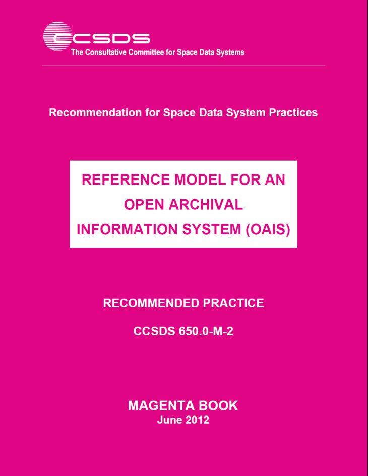 Research/literature review OAIS Standards CCSDS 652.