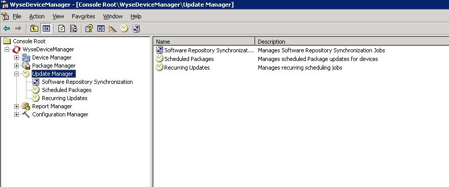 5 Update Manager This chapter describes how to perform routine device update management tasks using the Administrator Console.
