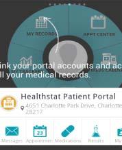 reminders and request a prescription refill View current medical information