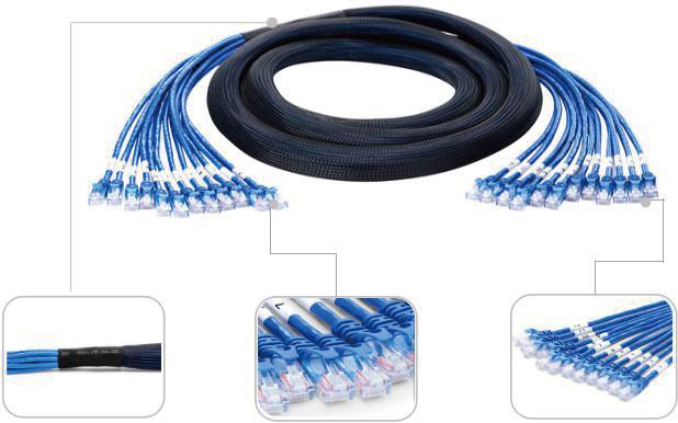 Cat5e Cat6 Cat6a Pre-terminated Trunk Cables ID Boot Type Conductor Type Jacket Length Color 62608 6 Plug-6 Plug 62560 6 Jack-6 Jack 62584 6 Jack-6 Plug 62616 12 Plug-12 Plug 62568 12 Jack-12 Jack