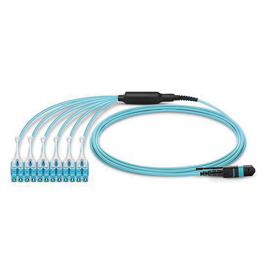 5mm Min Bend Insensitive Radius MTP-LC Cable Suitable for discrete MTP and LC