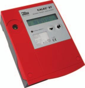 Application The CALEC ST is used for energy metering in split configuration with passive impulse-generating volume-measuring elements and P t100 or Pt 500 temperature sensors in two- or four-wire
