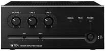 BG 200 Series PA Amplifiers BG-220 (20W) BG-235 (35W) Mixer Amplifier The BG-200 Series is a 20/35 W three-input mixer amplifier for background music and general announcement.