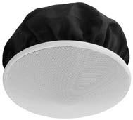 For premium wide-dispersion performance, TOA s F-122CU is a 5 full-range processed ceiling speaker, UL Listed for fire protective, general purpose signaling and air-handing spaces.