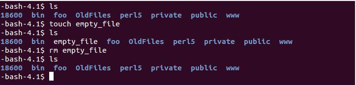 rm <file1> <file2> <filen> - ReMove Essentially the delete utility To remove an (empty) directory, use rmdir To remove a folder and its
