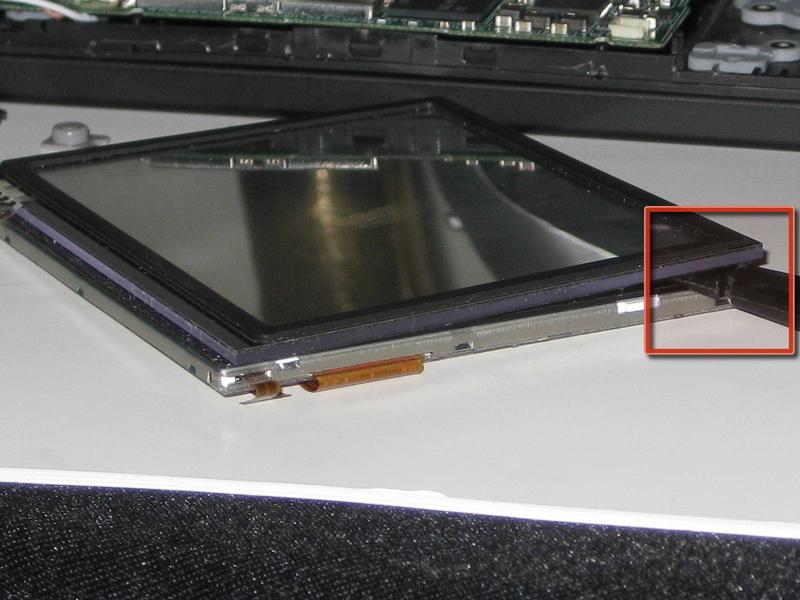 Step 15 The bottom LCD assembly is actually two pieces which are glued together; if you replace one, you need to keep