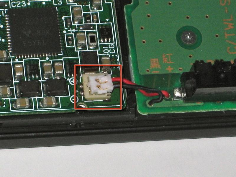 The connector is two pieces -- a white "male" piece (connected to the wires), and a beige "female" part (soldered to the main board).