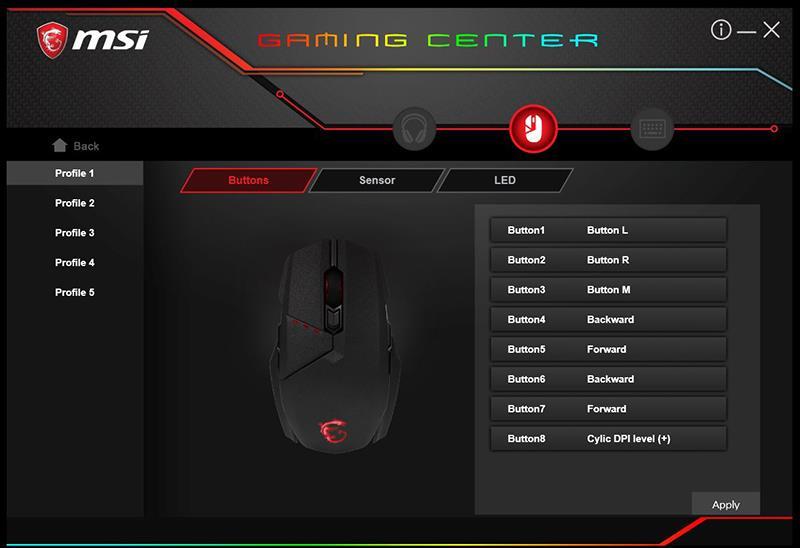 Control is Everything Gamers can easily adjust detailed settings on both the Clutch GM70 and GM60 mice to fit their