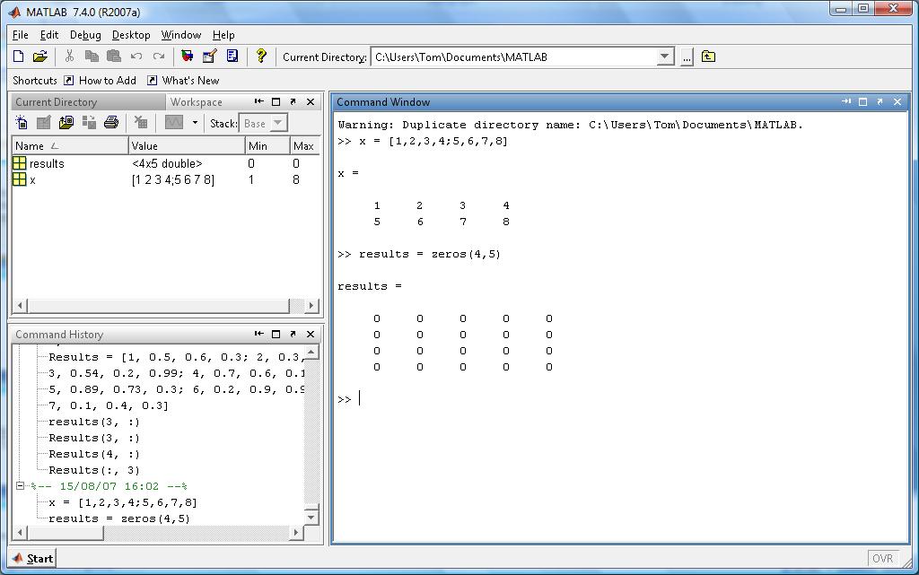1 The MATLAB interfaces