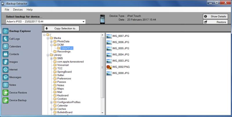 iphone Backup Explorer Access and explore the files in an ios device backup ibackup Extractor allows you to explore your iphone, ipod Touch and ipad backups.