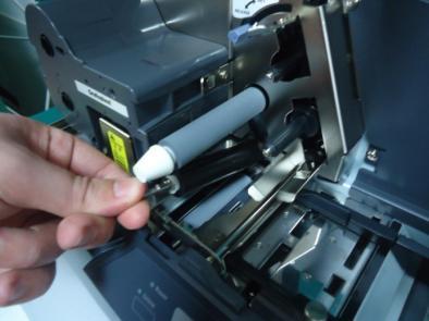 One of the printer components may be damaged. Ask ABB Technical Assistance.