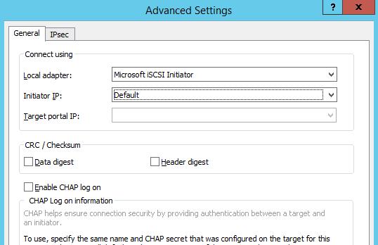 The iscsi Initiator Properties window will appear. 51. Navigate to the Discovery tab. Click the Discover Portal button.