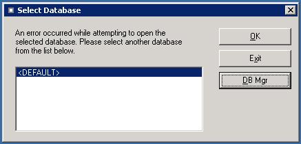 Installing Planning the First Time Step 2: Starting the Application 5 10. Select (highlight) the <DEFAULT> database, and then click OK. The system starts Planning using the selected database.