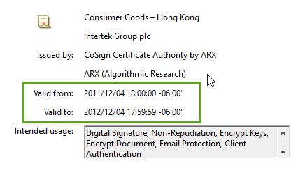 Open up the certificate details as described in the Certificate Details section ii. Check the Valid to section of the certificate details to see the expiration date 3.
