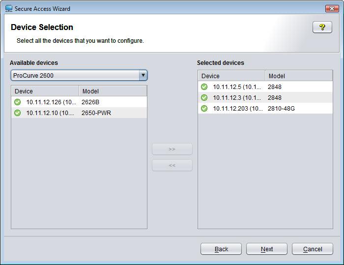 Using the Secure Access Wizard Using Secure Access Wizard Note: If you do not have a licensed copy of the PCM Mobility Manager software and there are wireless devices discovered by PCM, the Excluded