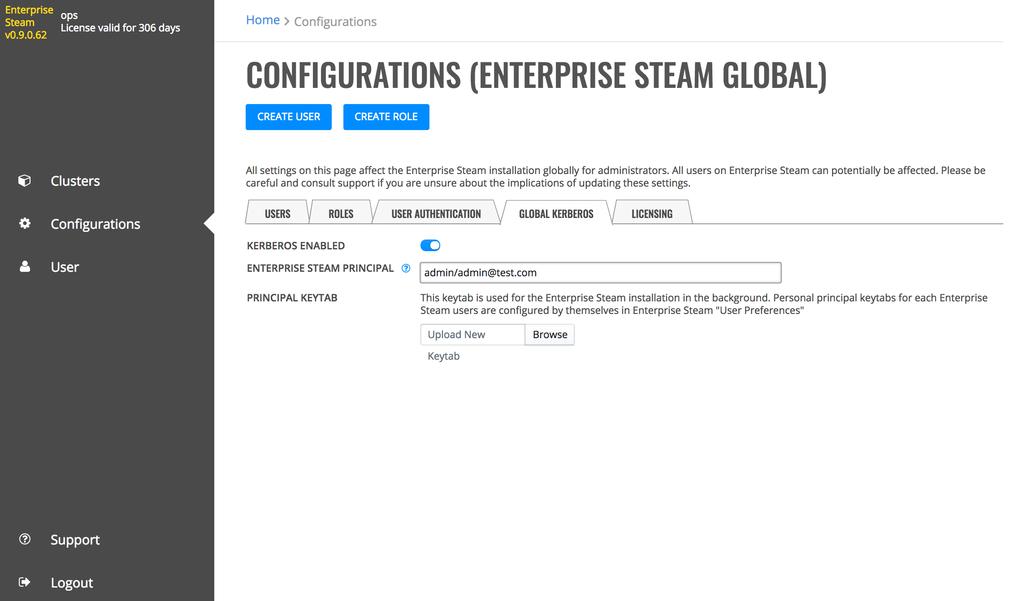 3.3 Users This section describes how to add, edit, and deactivate Enterprise Steam users. 3.3.1 Adding Users Admins can add users into the Enterprise Steam SQLite database from within the UI. 1.
