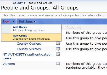 2. Groups a. Introduction 1. Groups can be setup on the main site, which then can be accessible for use on any subsite. 2.