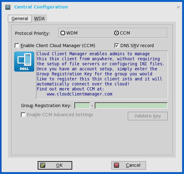 b DNS SRV record Select this check box if you want the thin client to obtain CCM values through DNS server, and then try to register into the CCM server. By default, the check box is selected.