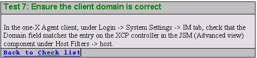 com by default) field, you have entered the correct domain name as specified during the installation of Presence