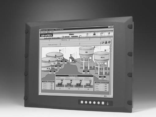 FPM-3171G Industrial 17" SXGA Flat Panel Monitor with Direct-VGA Port Features 17" SXGA TFT LCD with resolution up to 1280 x 1024 Robust design with stainless steel chassis and aluminum front panel