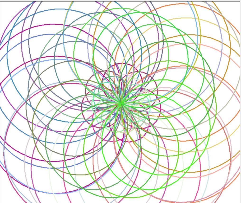 you should randomly generate a number between 20 and 230, which will be the size of each circle. When you have that, you should call your drawcircle function (with initial color values of.5,.5,..5).