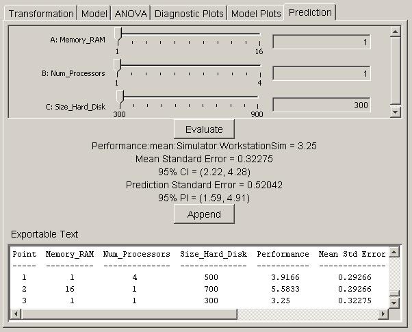 4.39 shows the interface for selecting the prediction point.