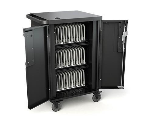 WIRELESS MOBILE LAPTOP CARTS Bretford CoreX Charge/Store Cart 24 Unit Configuration (Holds up to 24 devices) PN: TCOREX24 Cart Only Price $1,024.