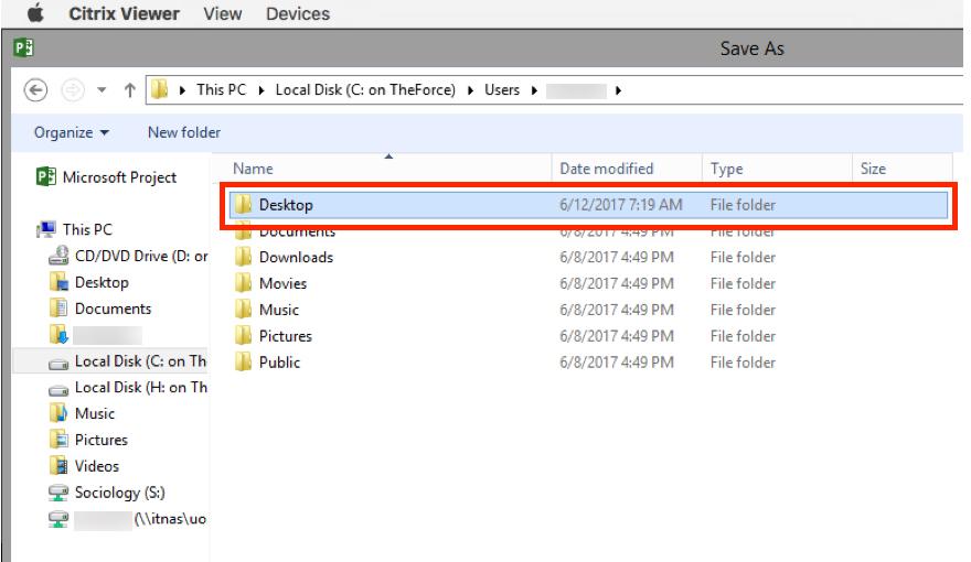Choose which folder you wish to store the document within.