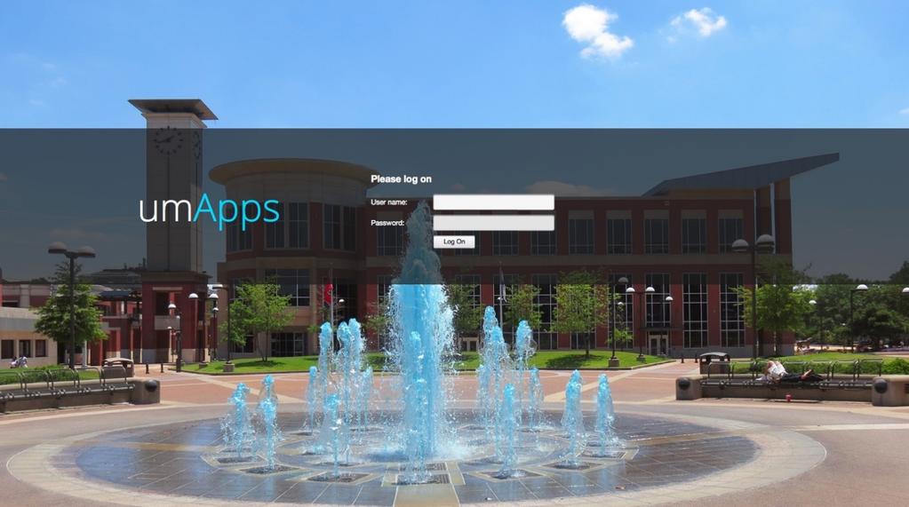 Welcome to umapps umapps allows access to a variety of specialized software. Students with an internet connection and University UUID and password can access this service from both a PC and Mac.