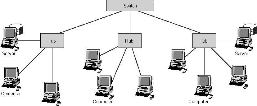 Switches Router path selection, and switching of router routes, and packets Each router interface is connected to a different network or network segment it is