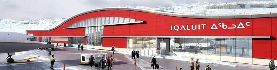 Case Study 1: Iqaluit International Airport Improvement Project Project Description: Includes a new airport terminal building; expanded aircraft parking stands and aprons; new airfield lighting