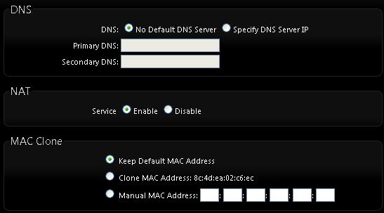5.3 Configure CPE(WAN) Setup OW-215N2-X is a gateway enabled with NAT and DHCP Server functions. The wireless clients connected to Internet.