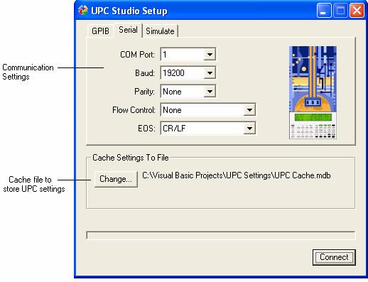 the appropriate communication settings. You can view or change the remote interface settings currently programmed in your UPC by pressing Fn 3,