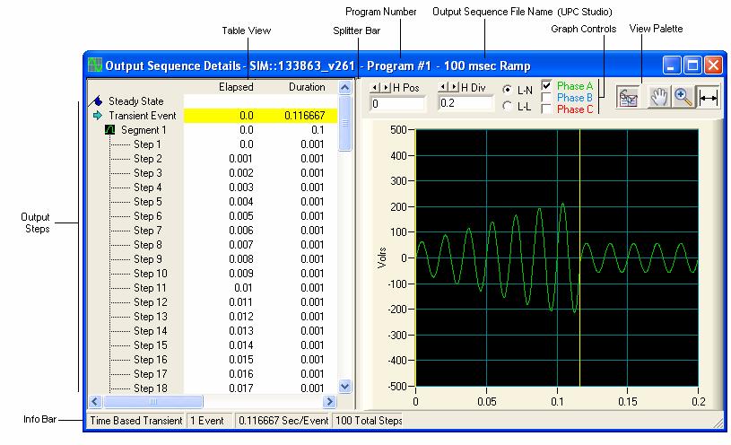 9.0 Program Preview The Program Preview window allows you to view a simulation of the actual waveforms generated by your UPC. To preview a program: 1.