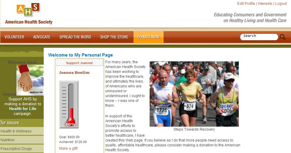 Personal Page Milestones without badges 61 In this example, a milestones are enabled but because you have