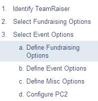 Enabling Milestones Default value is 3 65 Milestones can be enabled or disabled for each individual event.