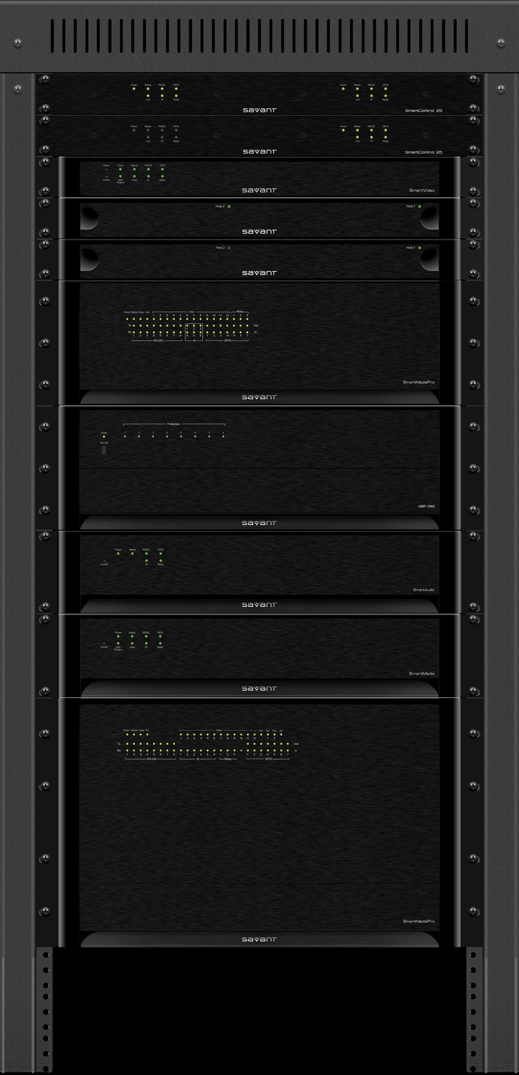Specifications for Installing Device in Rack The SSA-3000 can be mounted in a U rack style enclosure.