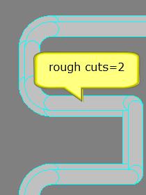 Number of finish cuts / Finish cut size Same to the previous parameter "Rough cuts". Allows stock removal different between roughing and finishing cuts.