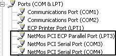 Verifying Windows 2000/XP/Server 2003 Installation 1. Right click on "My Computer," then click "Manage." Click on "Device Manager." 2. Click on "+" in front of "Ports (COM & LPT).