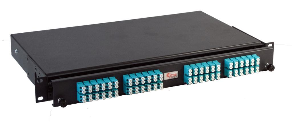 FIBREOPTIC RACK MOUNT ENCLOSURE: CONFIGURABLE SLIDING JCS Technologies configurable rack mountable sliding fibreoptic break out enclosures support the use of both indoor and outdoor fibre and