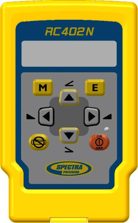Special Features using the optional RC402N RC402N Features and Functions The remote control mirrors the basic functionality of the laser keypad and offers additional features using the M and E