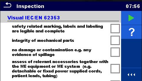 check, report and certify different type of non-electric equipment