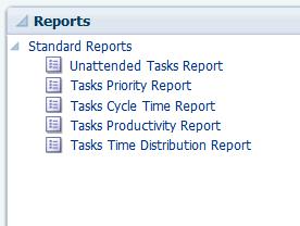 Chapter 7 Using Reports to Manage Workflows in Process Workspace Note: When task details have been upgraded from an earlier release, you can see a "Request Failed" error when executing the Reassign